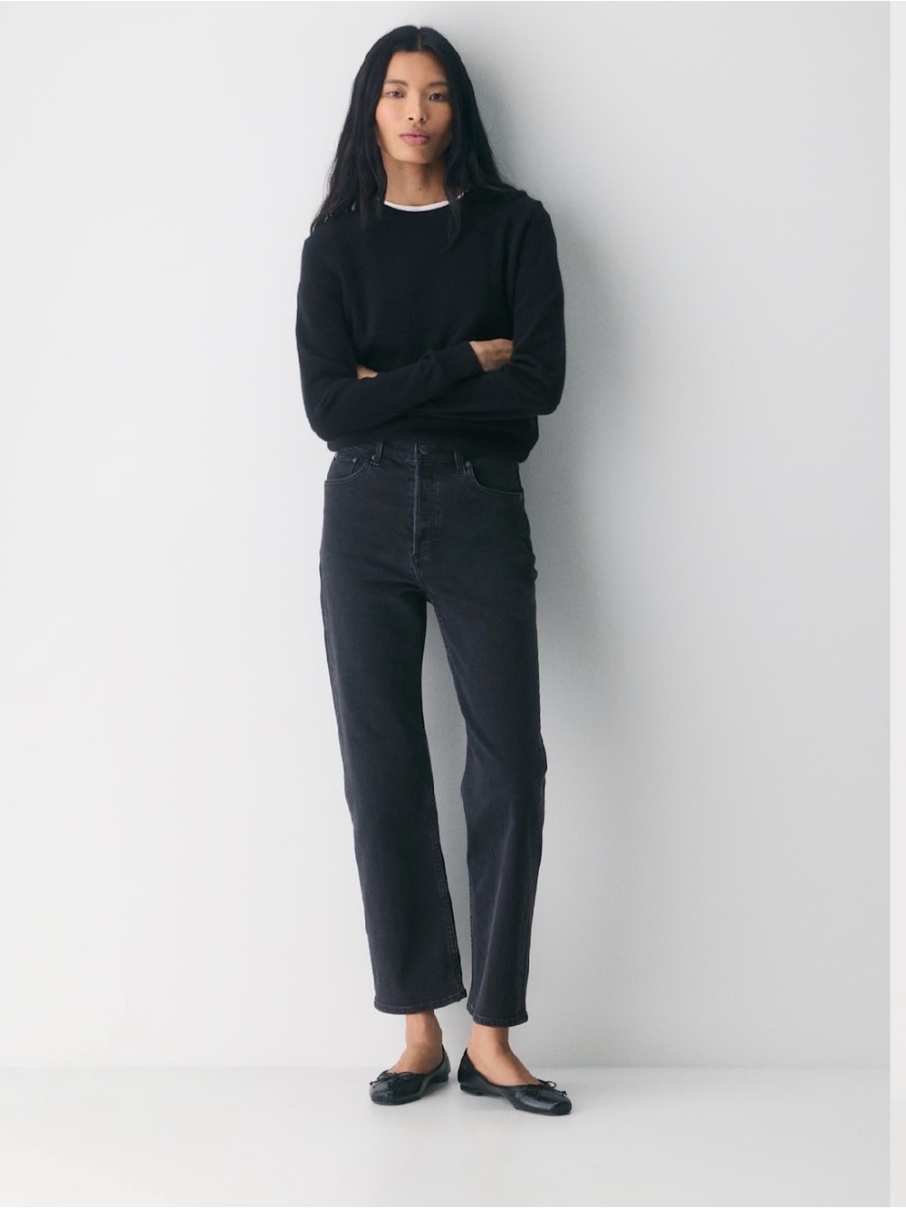 Denim Forum The Arlo Hi-Rise Straight Jean